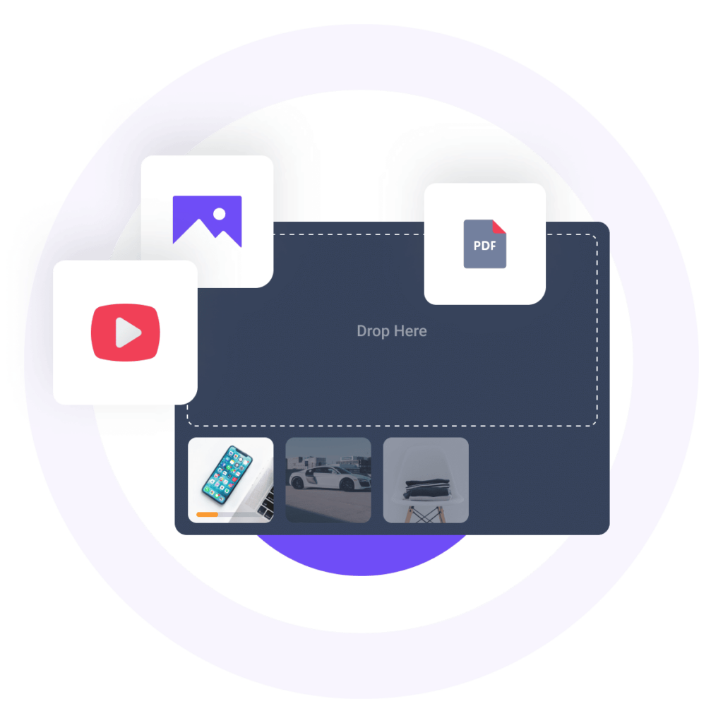 An overview of all the content formats that can be made interactive