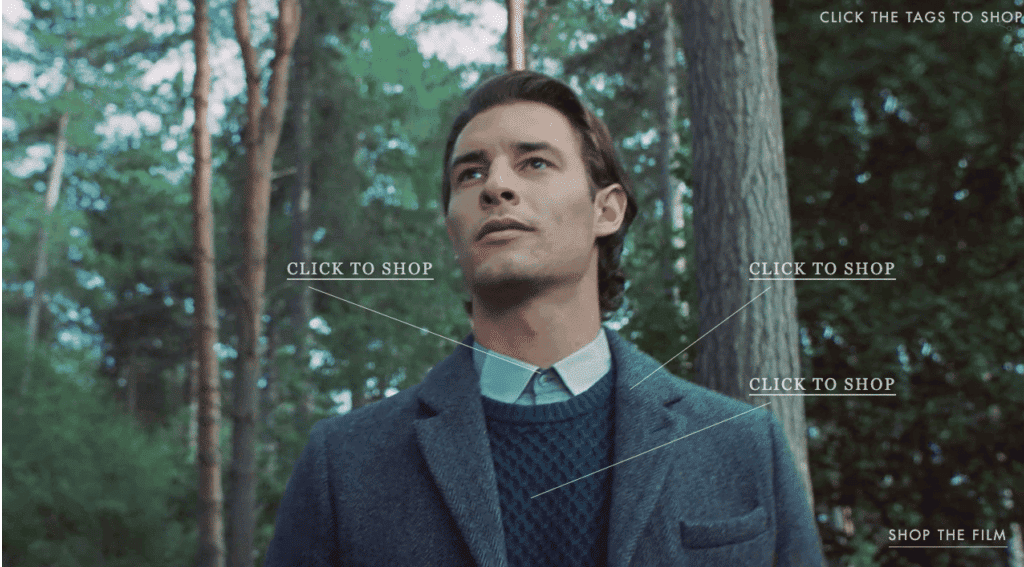 shoppable videos ted baker